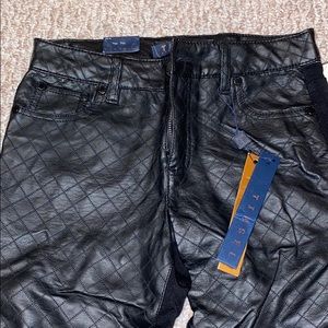 Tinsel Leather & Knit Bottoms